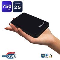 DISQUE DUR EXTERNE Intenso Memory Station 750 Go Noir