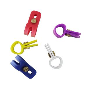 TERRITOIRE CHASSE 5 Bagues d'Attache Plastique Vis en Laiton Diam:12mm Colvert