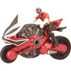 FIGURINE Moto Samourai Rouge + Figurine 10 cm
