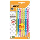 CRAYON - TAILLE-CRAYON  BIC Matic Décor 0.7 6+2 Gratuits