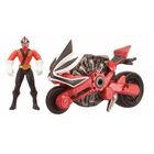 FIGURINE Moto Samourai Rouge + Figurine 10 cm