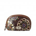  Trousse Fossil KEY PER Marron