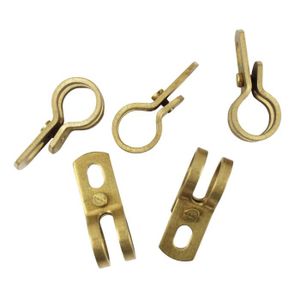 TERRITOIRE CHASSE 5 Bagues d'Attache en Laiton ? Vis Diam:12mm Colvert