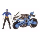 FIGURINE Moto Samourai Bleue + Figurine 10 cm