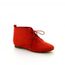 BOTTINE Chaussure femme Bottine CLARRO Rouge