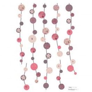 Stickers Enfants Guirlande de fleurs Lilipinso Planche de stickers