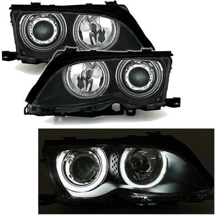 Feux avant angel eyes bmw e46