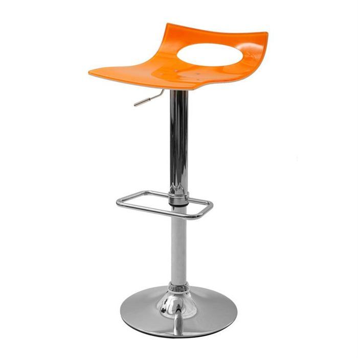 tabouret de bar orange