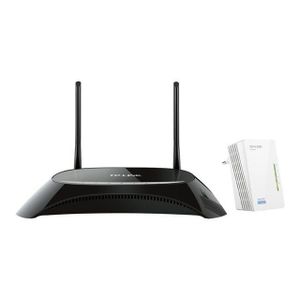 TPLINK ROUTEUR DUALBAND N600 + EXTENSION CPL KIT