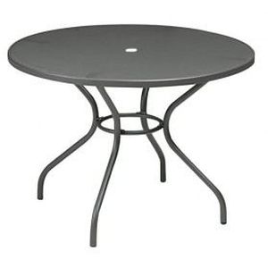 Table de jardin en fer forge ronde