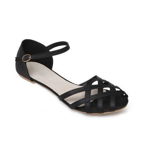 sandale femme fermee devant, photo vu sur : cdiscount