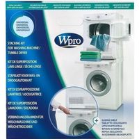 PIÈCE LAVAGE-SÉCHAGE  WPRO KIT DE SUPERPOSITION AVEC TABLETTE