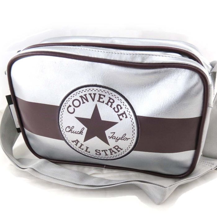 converse argenté plateforme