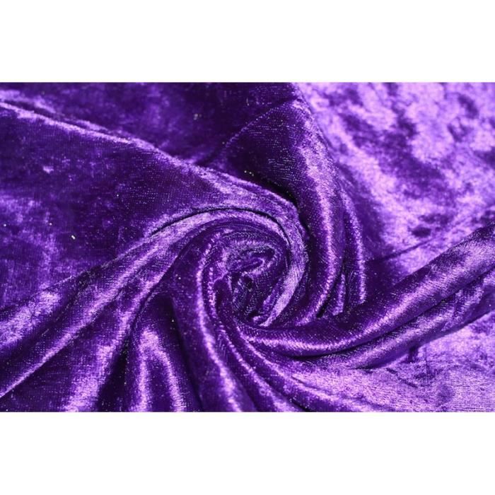 Tissu Panne de Velours Violet  Au Mètre Achat / Vente tissu Tissu