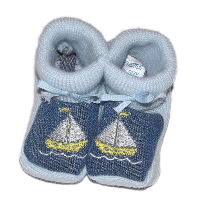 chausson nouveau né garcon