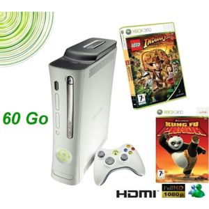 XBOX 360 CONSOLE XBOX 360 PREMIUM 60 Go HDMI + LEGO INDIANA XBOX 360 CONSOLE XBOX 360 PREMIUM 60 Go HDMI + LEGO INDIANA