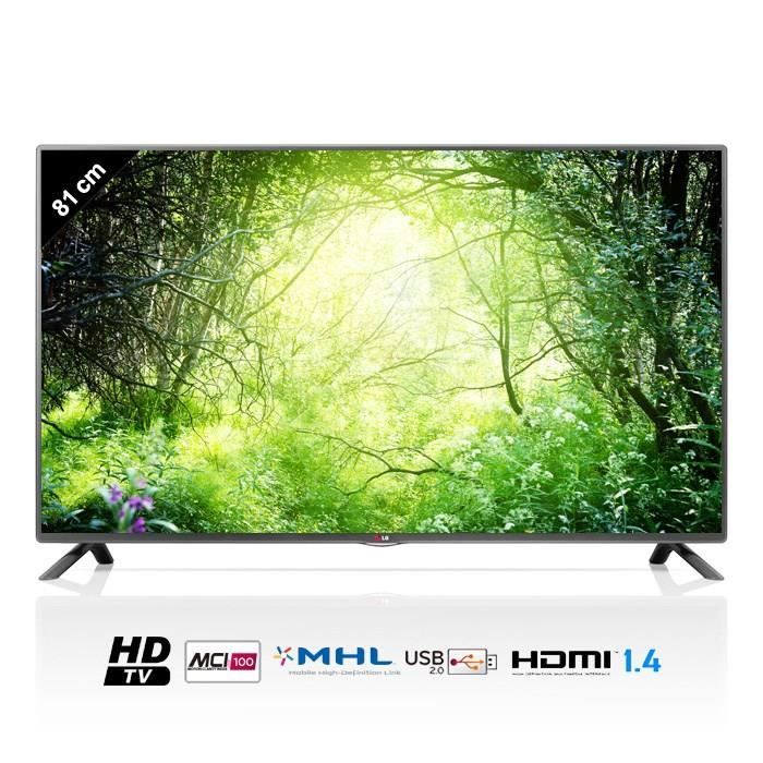 LG 32LB561B TV LED HD 81cm (32") Triple XD Engine téléviseur led, avis et prix pas cher