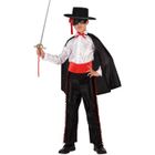  Déguisement Zorro Chemise Blanche 5/6 Ans