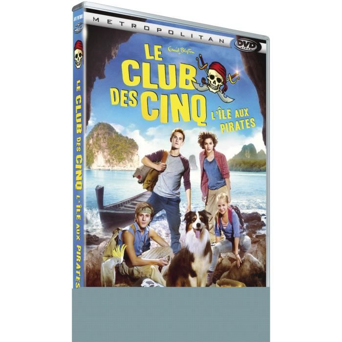 Le Club Des 5 Dessin Animé DVD LE CLUB DES 5 - L'ILE AUX PIRATES en dvd dessin animé pas cher