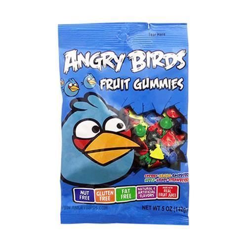 Angry Birds Fruit Gummies Blue Bag 5 OZ (142g) [Import US] Achat