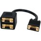 CÂBLE AUDIO VIDÉO Câble 1 VGA/M vers 2 VGA/F