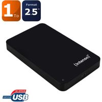 DISQUE DUR EXTERNE Intenso Portable Memory Station 1000 Go noir DISQUE DUR EXTERNE Intenso Portable Memory Station 1000 Go noir