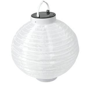 SOLARLINE Lampion solaire H24cm - Blanc