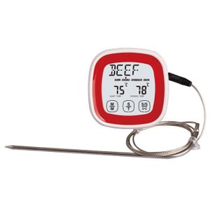 YOKO DESIGN Thermo-sonde de cuisson avec fil blanc et rouge
