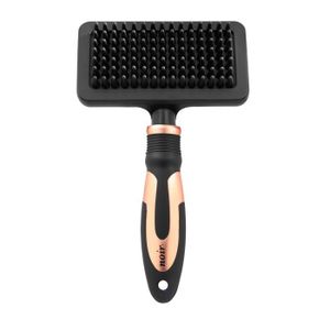 EBI Brosse de massage L - 20,5x12cm - Noir - Pour chien
