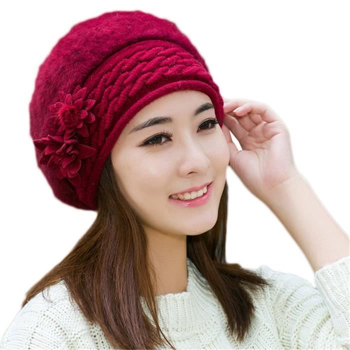 BONNET , CAGOULE LaBelle,H Bonnet Femme Hiver Chaud Chapeau Femme F