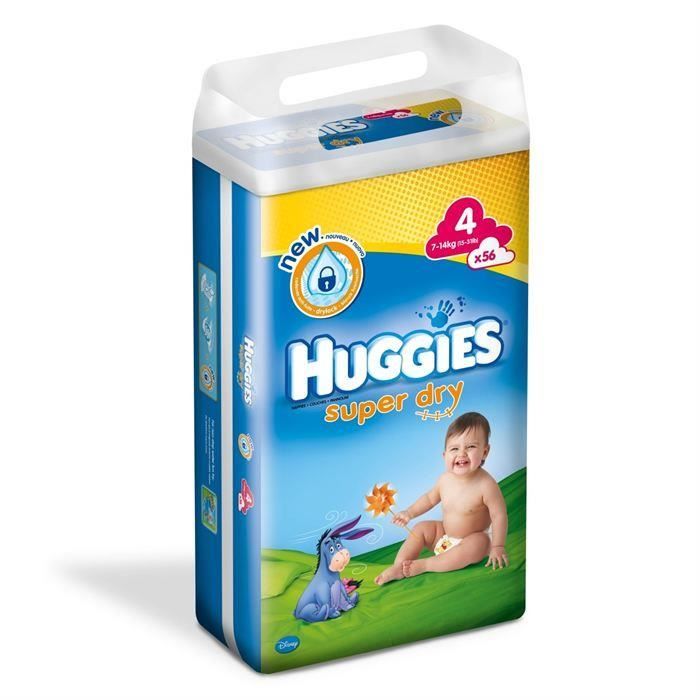 HUGGIES SUPER DRY JUMBO T4 2x60 Couches Achat / Vente couche jetable