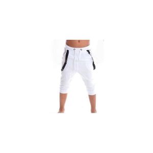 PANTALON Sarouel Enfant Court à Bretelles
