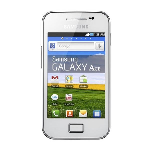 SAMSUNG Galaxy Ace pure white téléphone portable, prix pas cher
