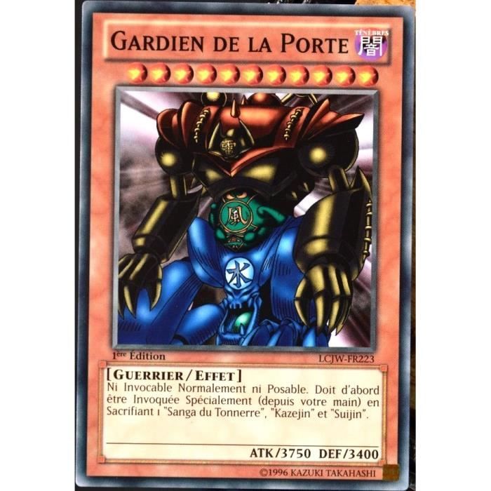 Gardien De La Porte Yu Gi Oh carte YU-GI-OH LCJW-FR223 Gardien De La Porte FR - Achat / Vente carte