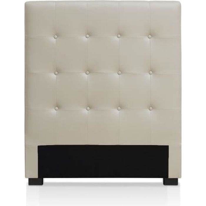 T&ecirc;te de lit Luxor 90cm Beige Achat / Vente t&ecirc;te de lit T&ecirc;te de