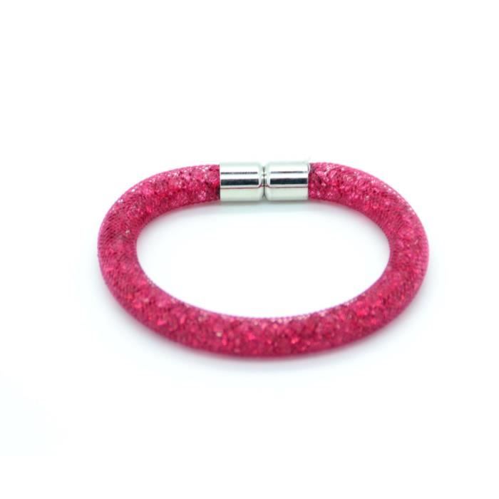 Bracelet Style Swarovski Stardust Cristal 1 Tour Rouge , Achat / Vente bracelet , gourmette Bracelet Style Swarovski St , Cd