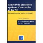 SCIENCES / TECH / MEDECINE Analyser les usages des systèmes d'information ...