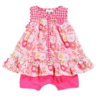  Combicourt fille fuchsia 'Bébé Couleur' - 3 mois