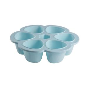 BEABA Multiportions silicone 6 x 150 ml blue