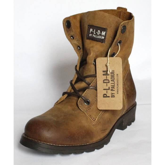 bottines palladium femme marron