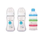  BEBE CONFORT Lot de 2 Biberons + Tétines + Doseur