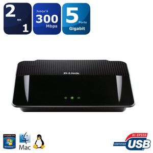MODEM - ROUTEUR D-Link Routeur Gigabit Wireless N CPL 500