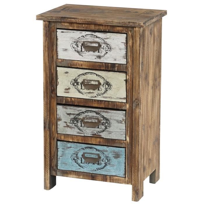 Commode Cadiz armoire table d'appoint, vintage, shabby chic,79x48x33cm