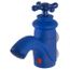 RADIO PORTABLE Radio de douche robinet bleu