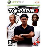 JEUX XBOX 360 TOP SPIN 3 / JEU CONSOLE XBOX 360 JEUX XBOX 360 TOP SPIN 3 / JEU CONSOLE XBOX 360
