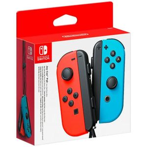 Manettes Joy-Con Bleu Néon / Rouge Néon pour Console Switch