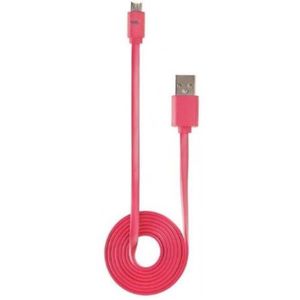WE Câble USB / micro USB plat - Fushia - 1m