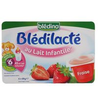 DESSERT-GOUTER BEBE Blédilacté Fraise