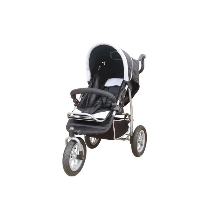 poussette 3 roues pliable