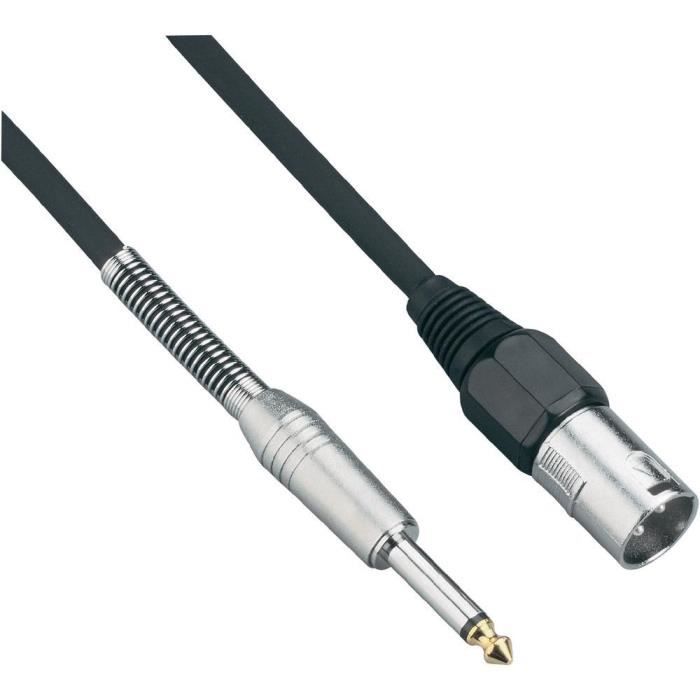 Câble Paccs pour enceinte XlrM/Jack M 6,35 mm … pas cher Achat